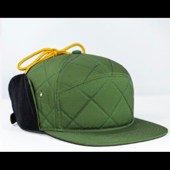 Brim of the World Other - 7 panel dog earred Strapback cap.